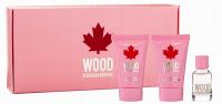 Wood pour Femme (набор) set ((т. в.) edt 5ml+(лосьон д. тела) b/lot 25+(гель д. душа) sh/gel 25ml) ж