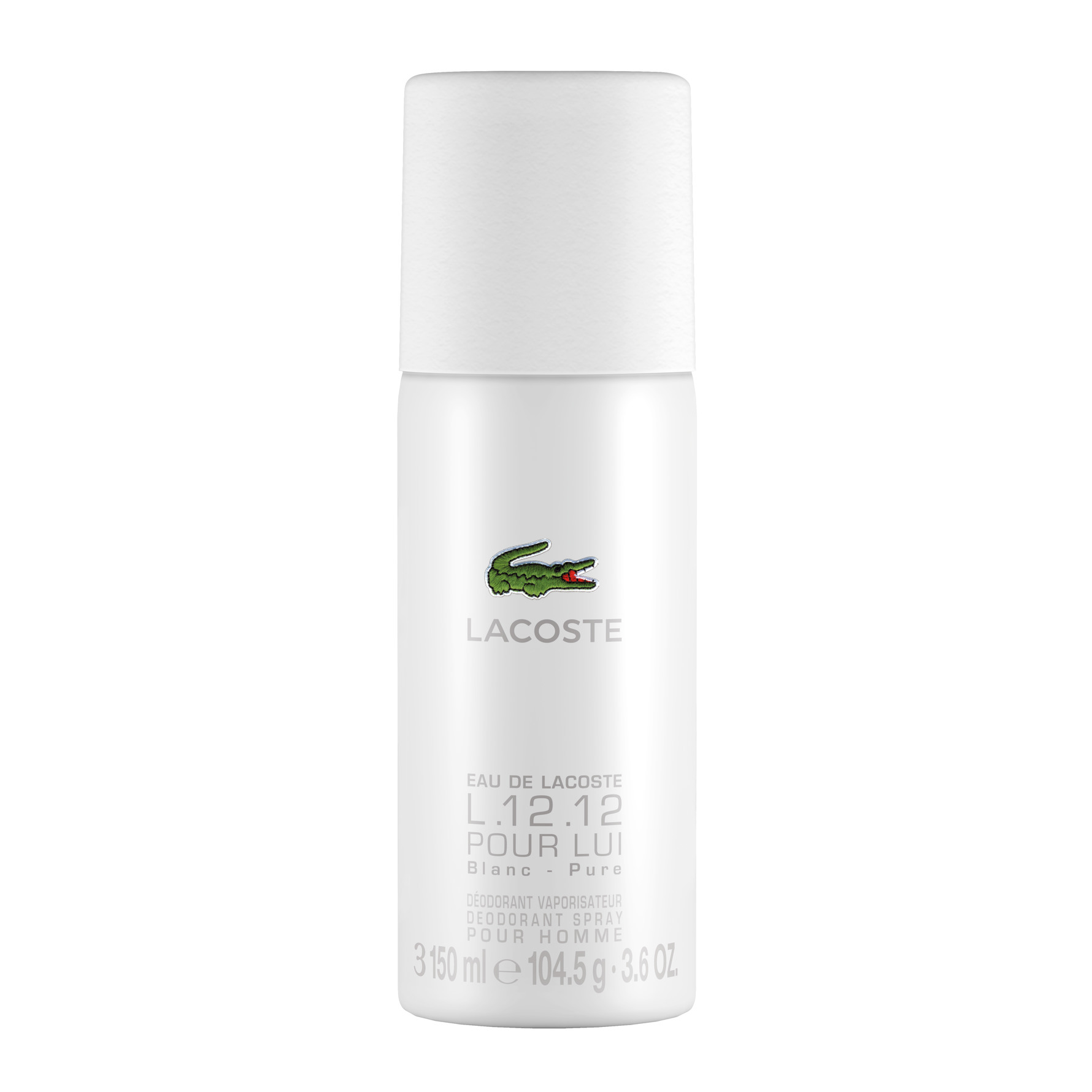 Eau De Lacoste L.12.12 Blanc (дез.) deo 150ml/104.5g м