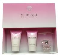 Bright Crystal (набор) set (edt 5ml+b/lot 25ml+sh/gel 25ml) ж