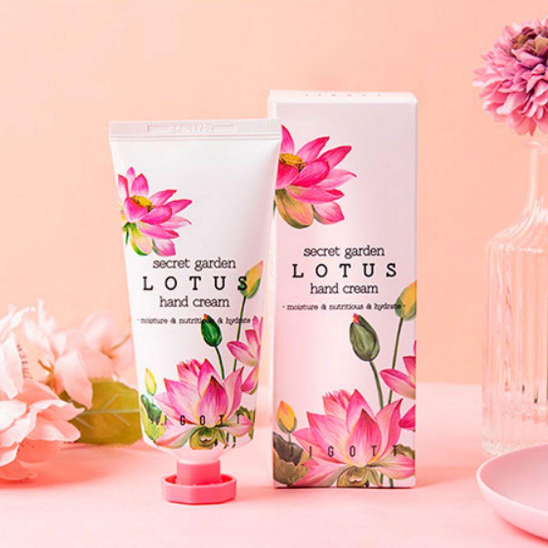 Jigott Крем для рук secret garden Lotus 100ml