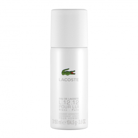 Eau De Lacoste L.12.12 Blanc (дез.) deo 150ml/104.5g м